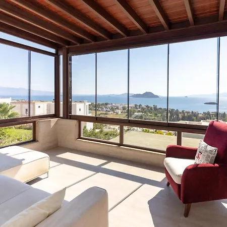Splendid Villa With Private Pool And Jacuzzi Near Beach In Bodrum Villa *